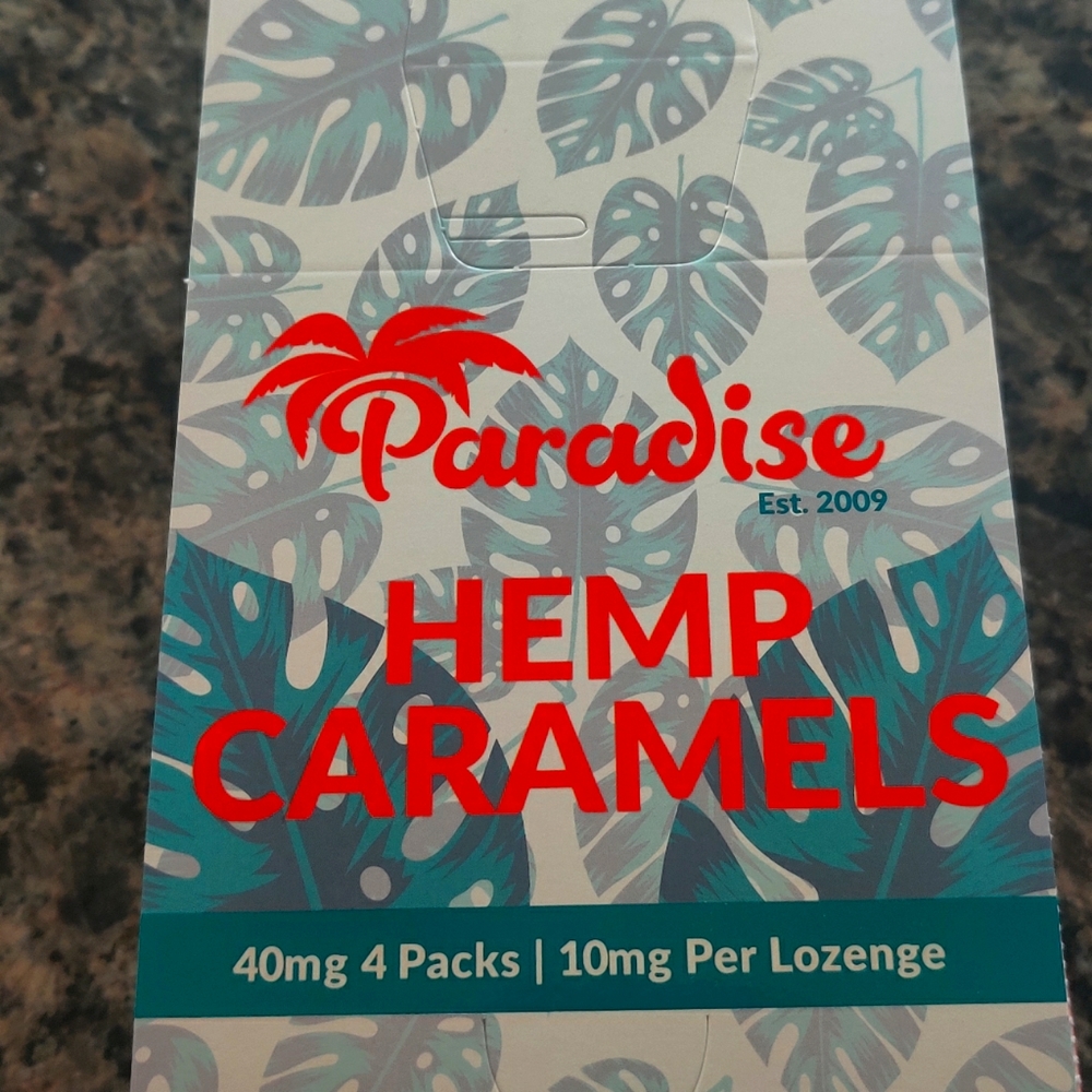 (5) cases Hemp Infused Caramels 10 mg ea x 4 PCs ea box x 12 boxes per mi…